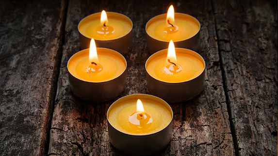 Hart Holistic Support Funerals candles