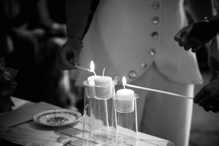 Candle lighting symbolic ritual HART holistic support